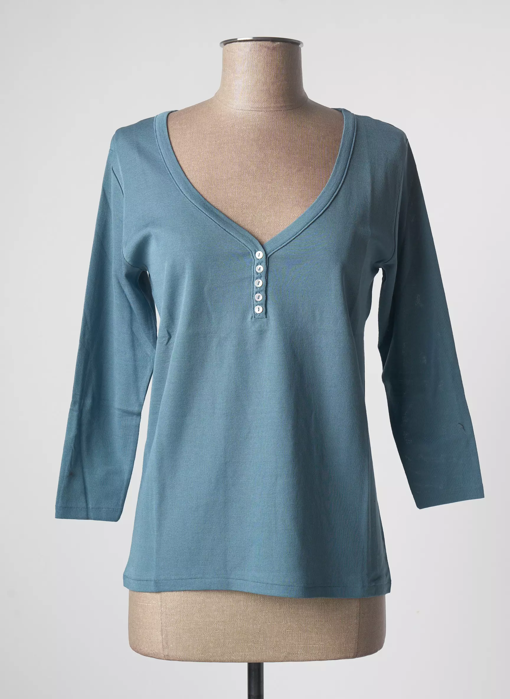 Stefan Green Tshirts Femme couleur bleu