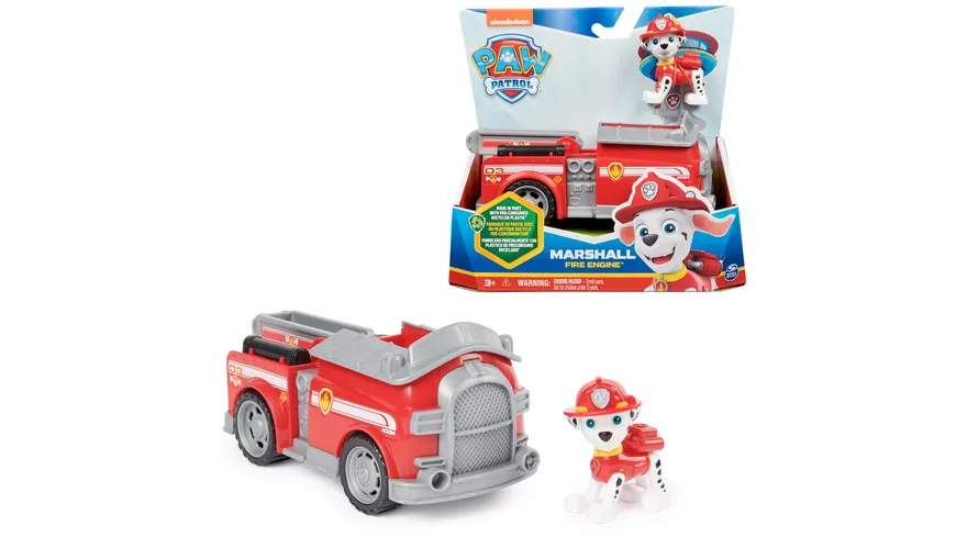 Spin Master - Paw Patrol - Transformierende Basis Fahrzeuge mit Figuren, sortiert, 1 Stück
