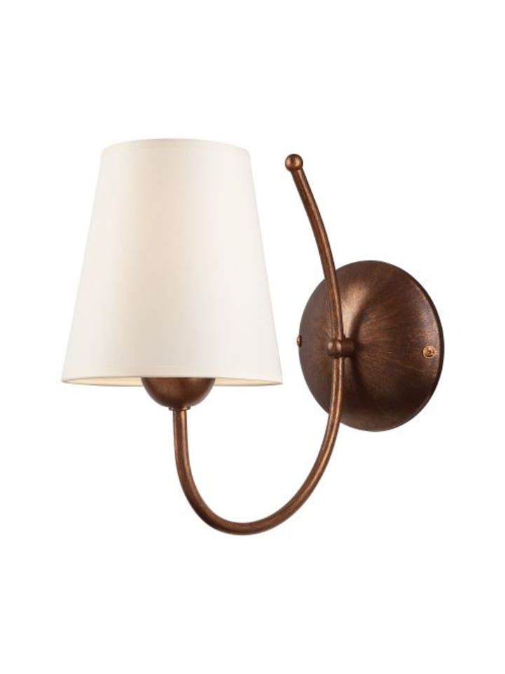 Licht-Erlebnisse Wandlampe in Shabby Braun Antik Creme günstig kaufen onesize