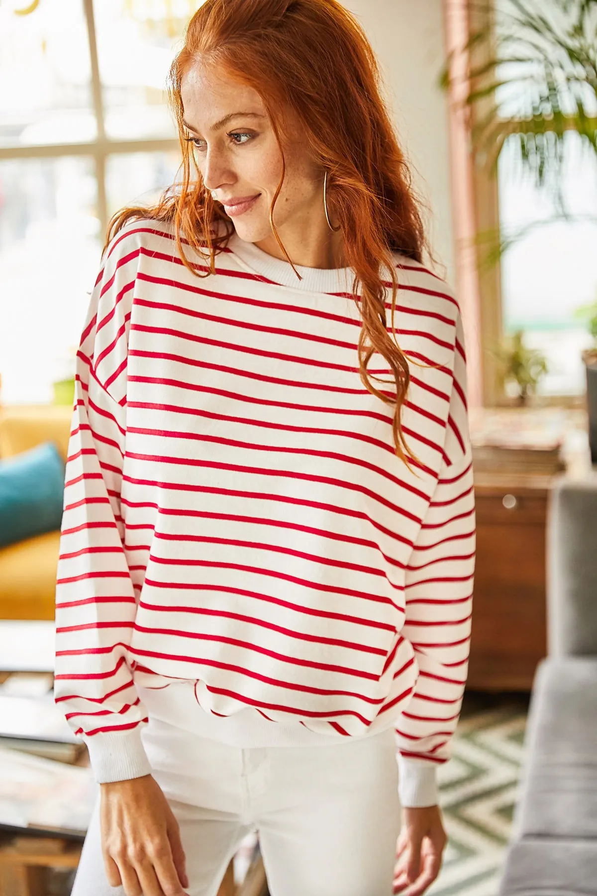 Olalook  Sweatshirt - Mehrfarbig - Oversized