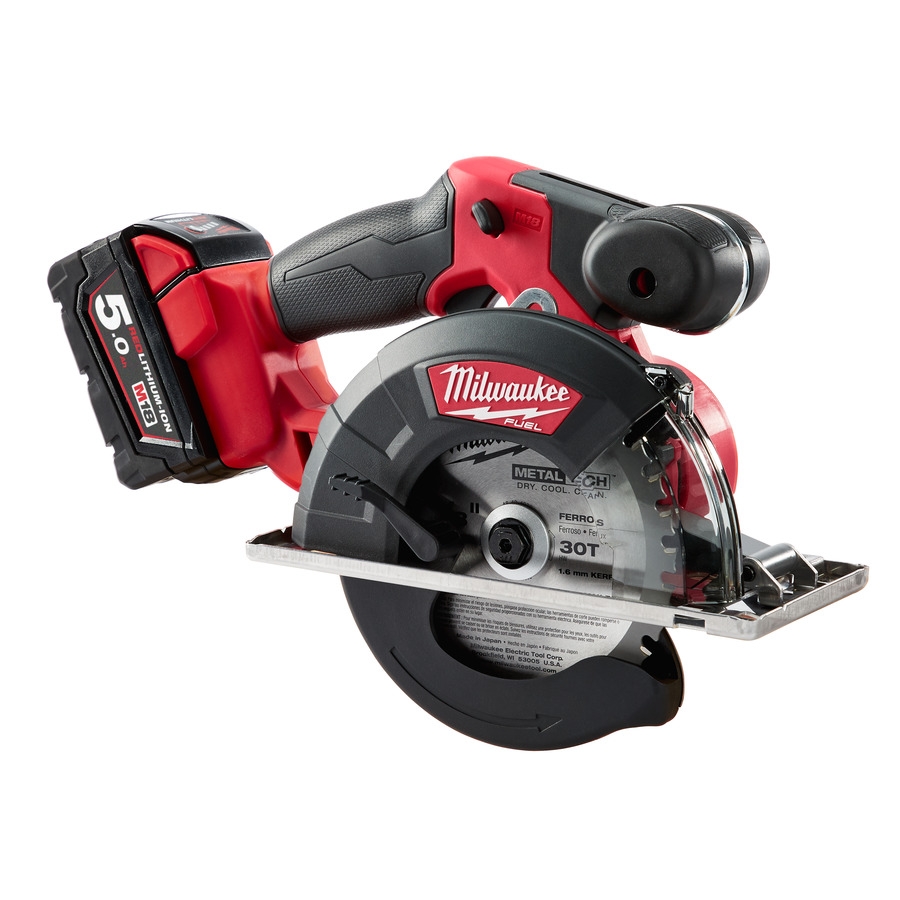 Milwaukee 4933459193 M18 FMCS-502X Ferăstrău circular pentru metal cu combustibil 18V 5.0ah Li-ion
