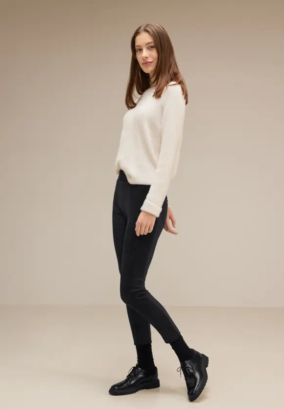 Street One Skinny Fit Materialmix Hose