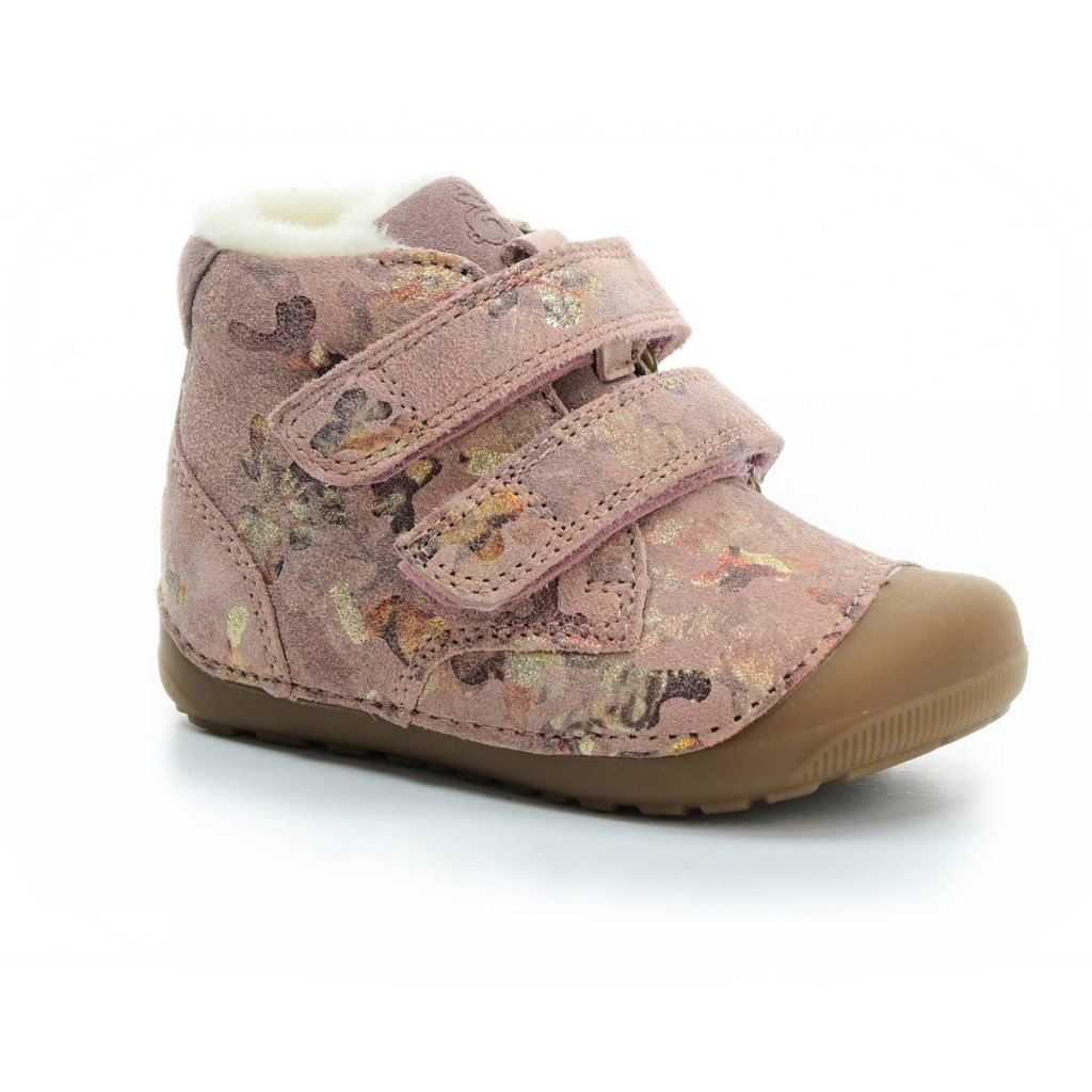 Bundgaard Petit Mid Winter Strap Rose Mili rosa Barfuß-Stiefeletten