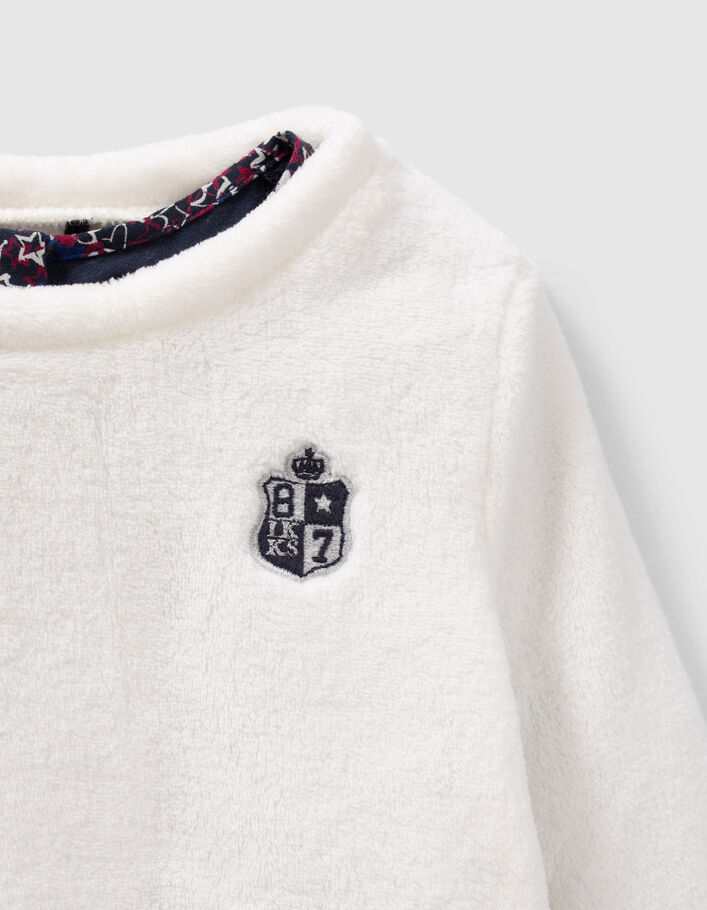 Robe 2-en-1 imprimé étoiles et coeurs avec sweat fille