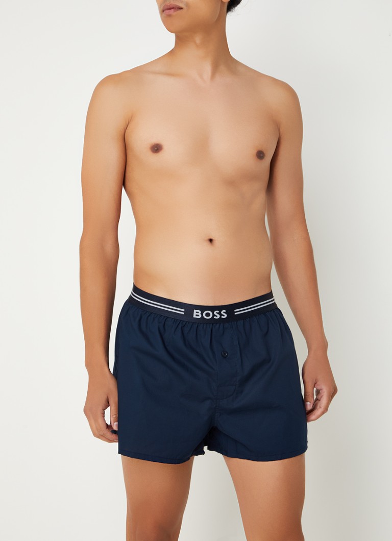 Lot de 3 boxers HUGO BOSS avec ceinture logotée