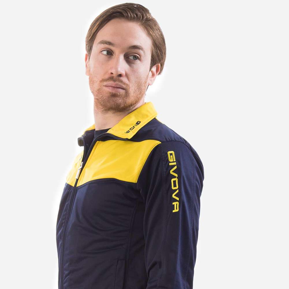 Givova Tuta Visa Trainingsanzug navy/gelb