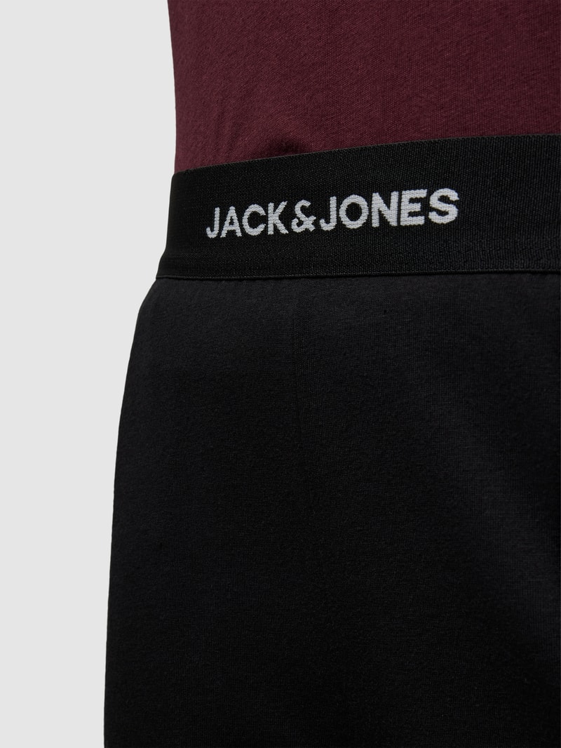Pyjama mit Rundhalsausschnitt Modell 'BASIC LABEL' in bordeaux rot