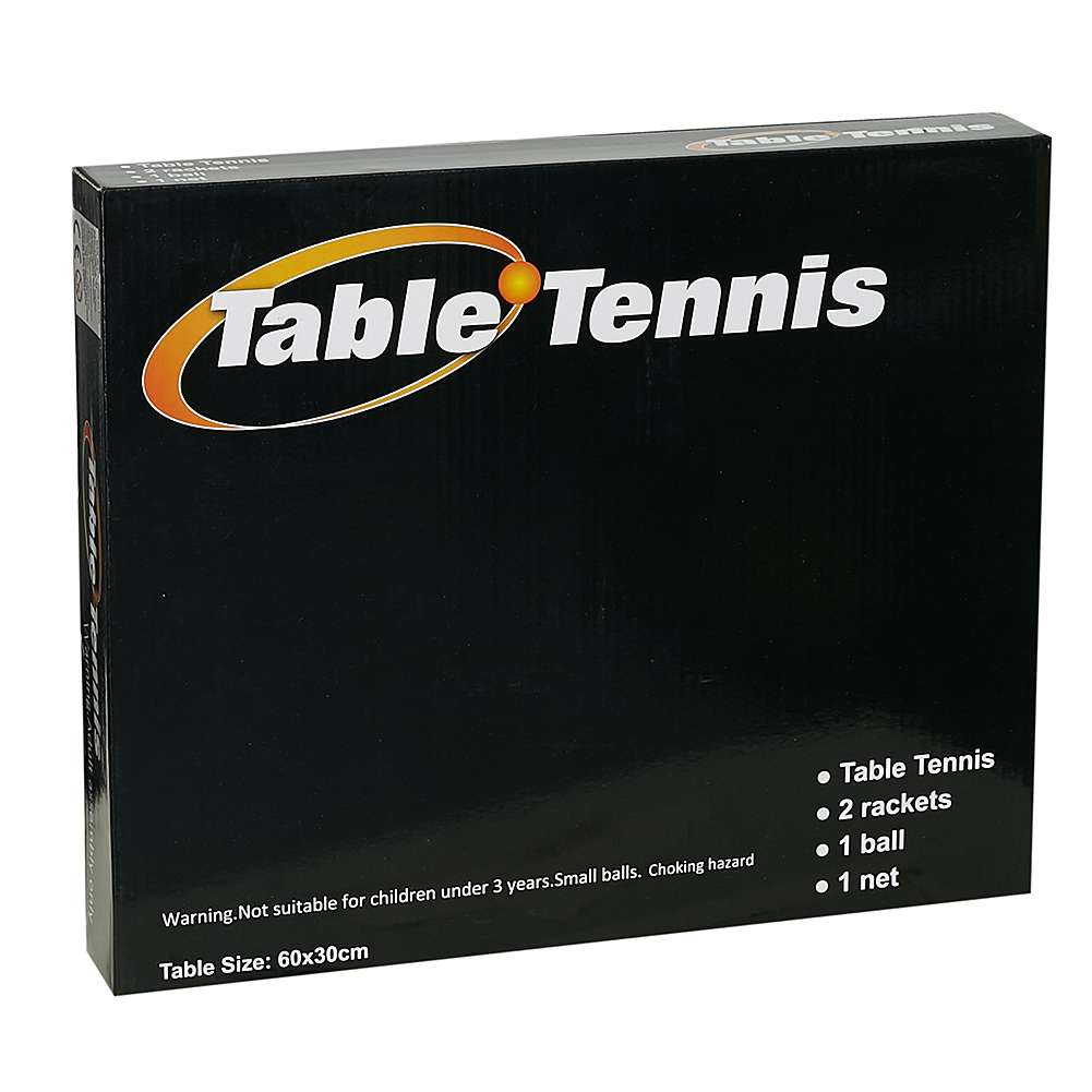 PING PONG Mini Tischtennisplatte mit Schlägern & Netz 5-tlg. 95064000