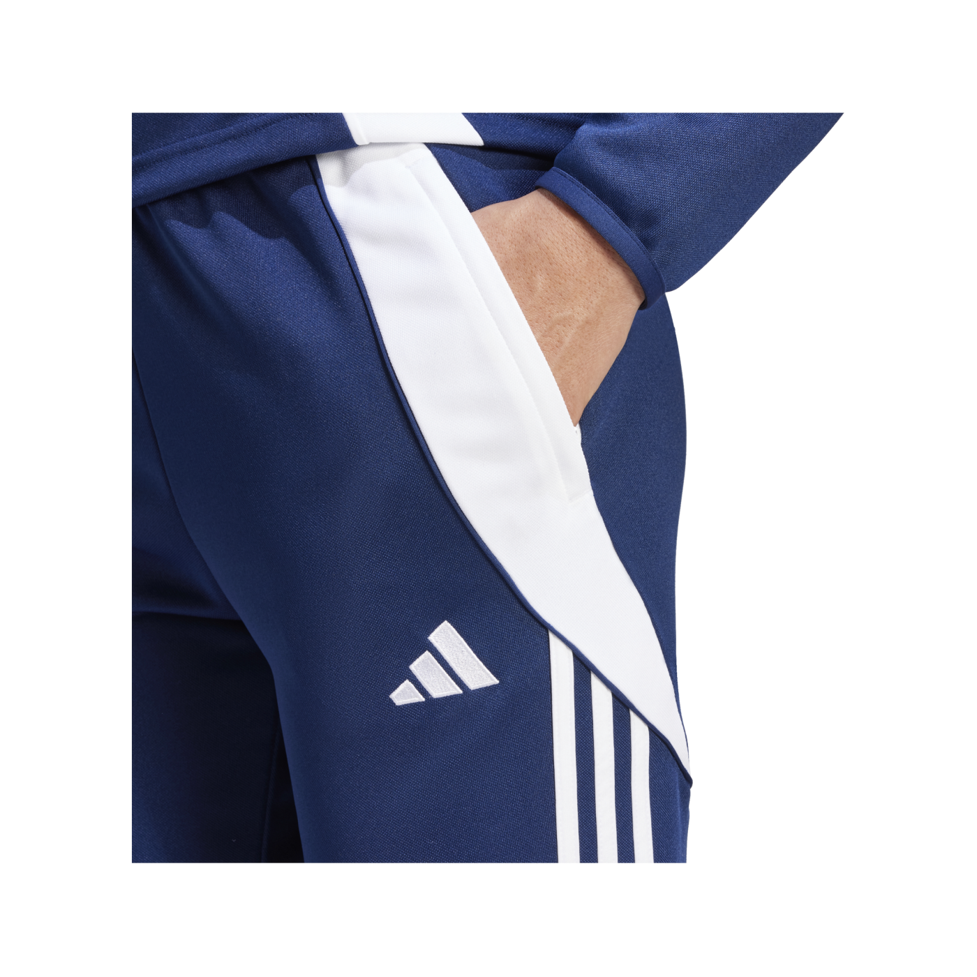 adidas Tiro 24 Trainingshose Damen Blau Weiss