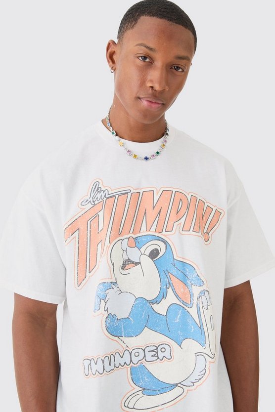Oversize T-Shirt mit lizenziertem Disney Thumper Print
