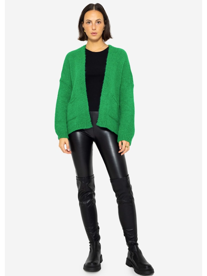 SASSYCLASSY Thermo Leggings in Lederoptik in Schwarz günstig kaufen