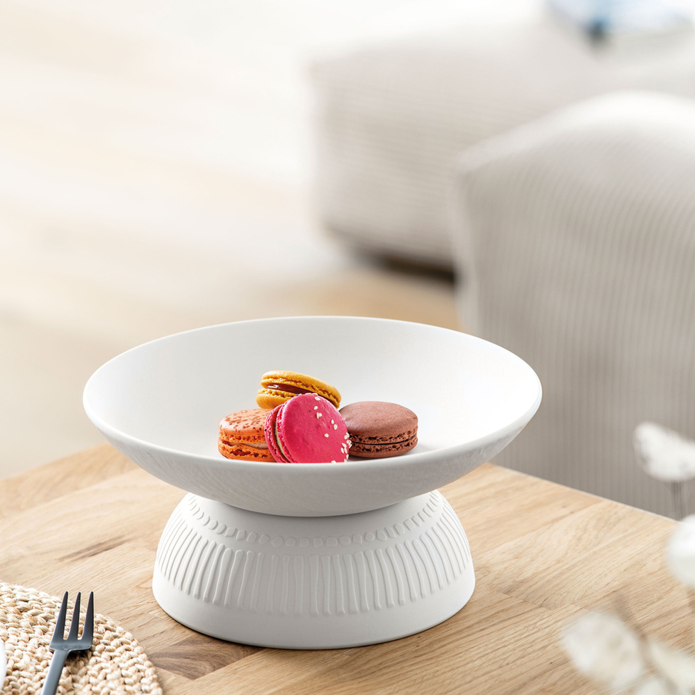 Villeroy & Boch Coupe plate Manufacture Rock blanc Bol
