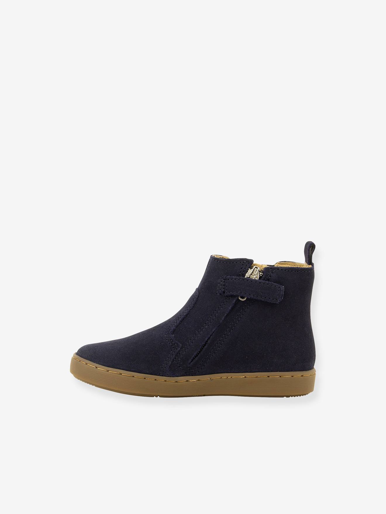 Shoo-Pom Kinder Boots PLAY NEW SHINE VELOURS SHOO POM - marine