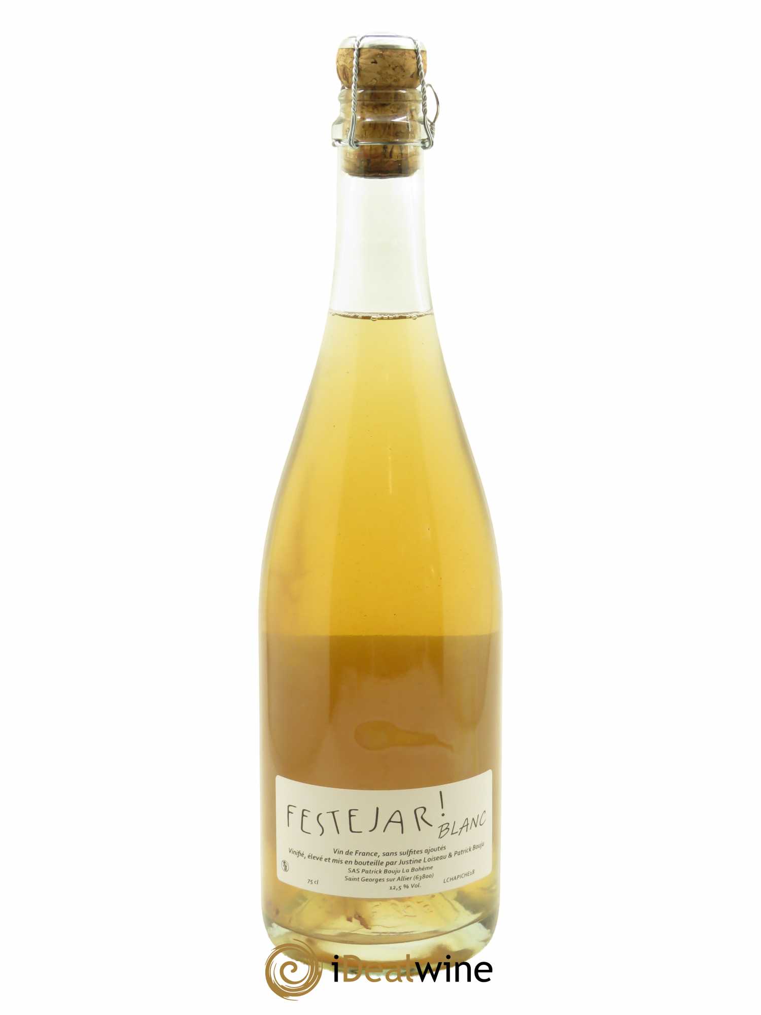 Vin de France Festejar Patrick Bouju - La Bohème  2018 - Lot de 1 Bouteille