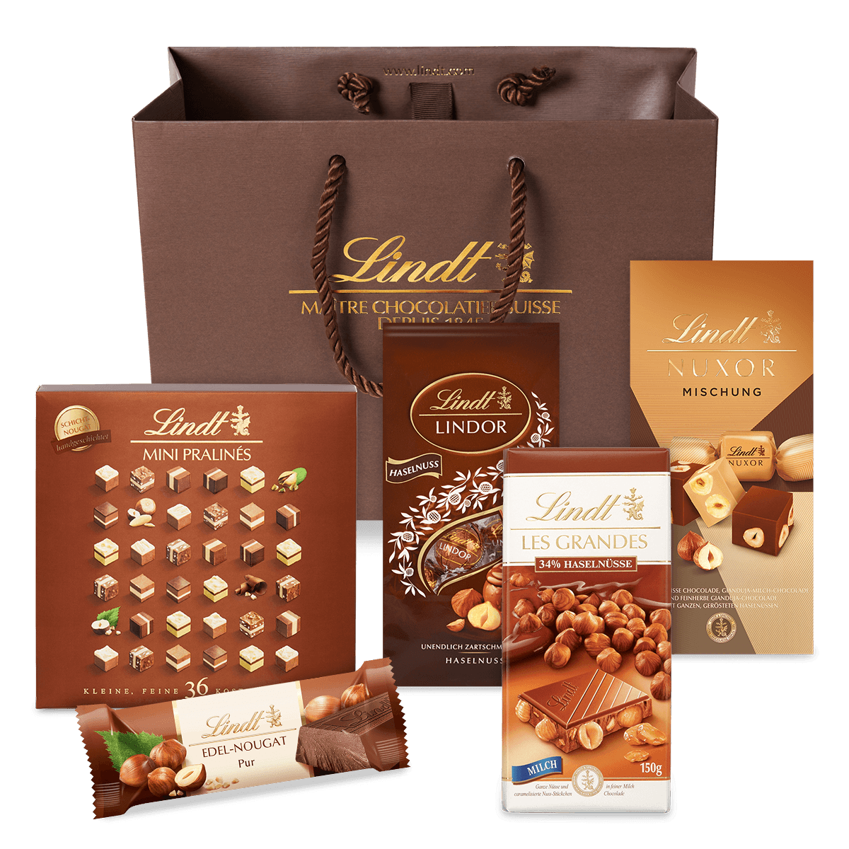 Lindt Nuss-Edition Geschenkset, 605g