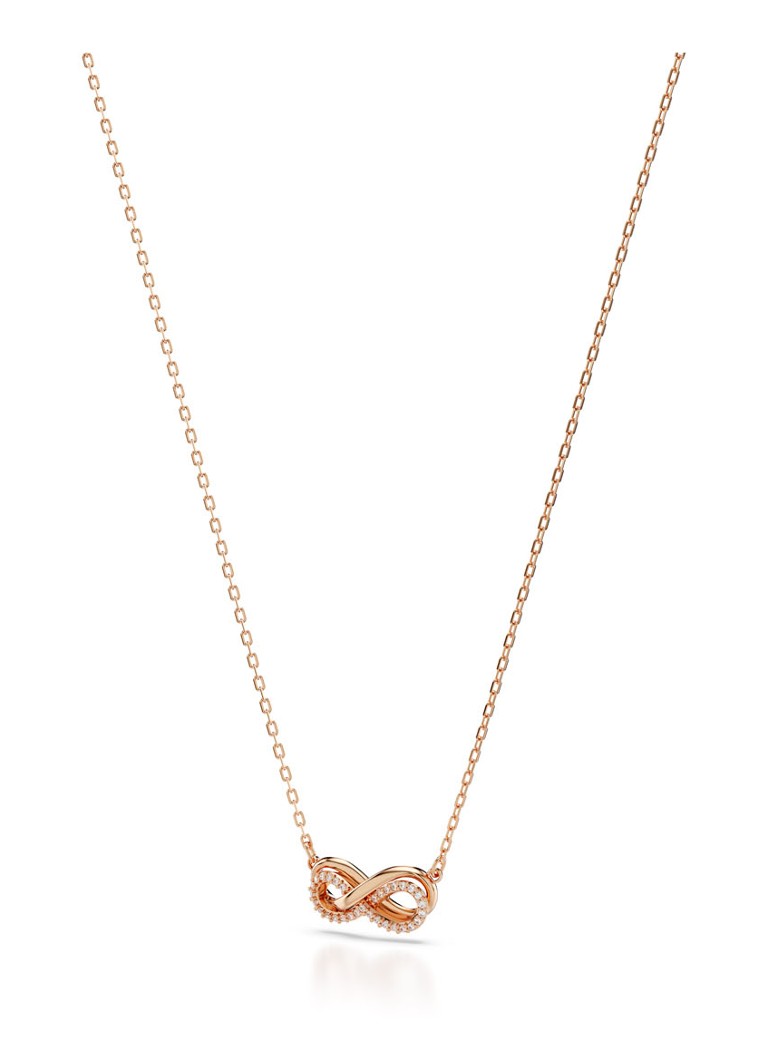 Swarovski Hyperbola set of necklace and bracelet gold-plated