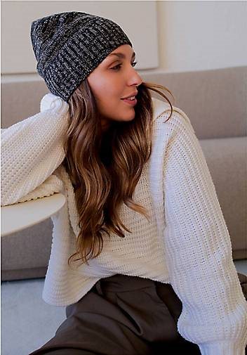 FRAAS Strickmütze mit zartem Glitzer