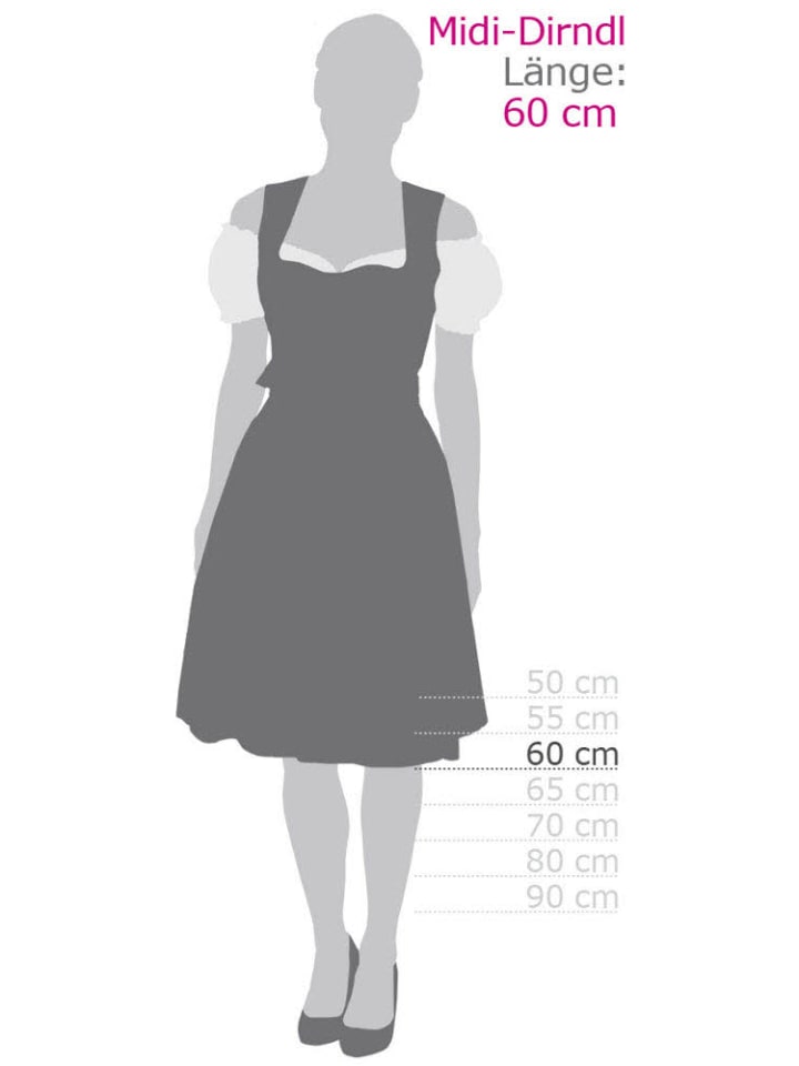 Nübler Midi Dirndl Frieda günstig kaufen