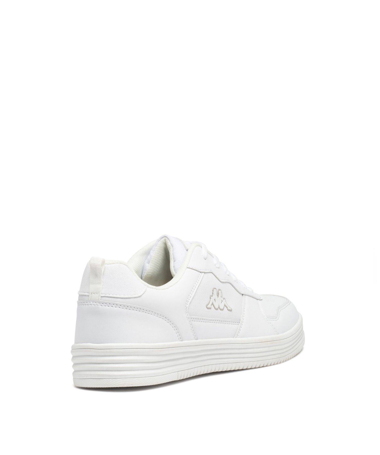 Baskets homme unies à lacets - Kappa blanc | GEMO