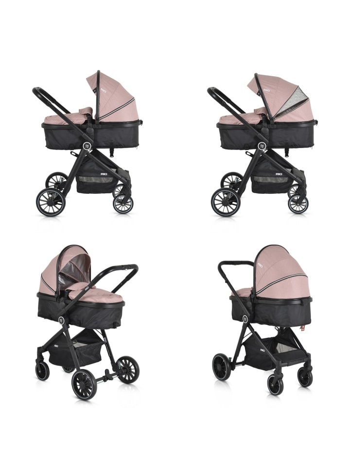 Moni Kinderwagen 2 in 1 Rio 22 kg in rosa günstig kaufen onesize