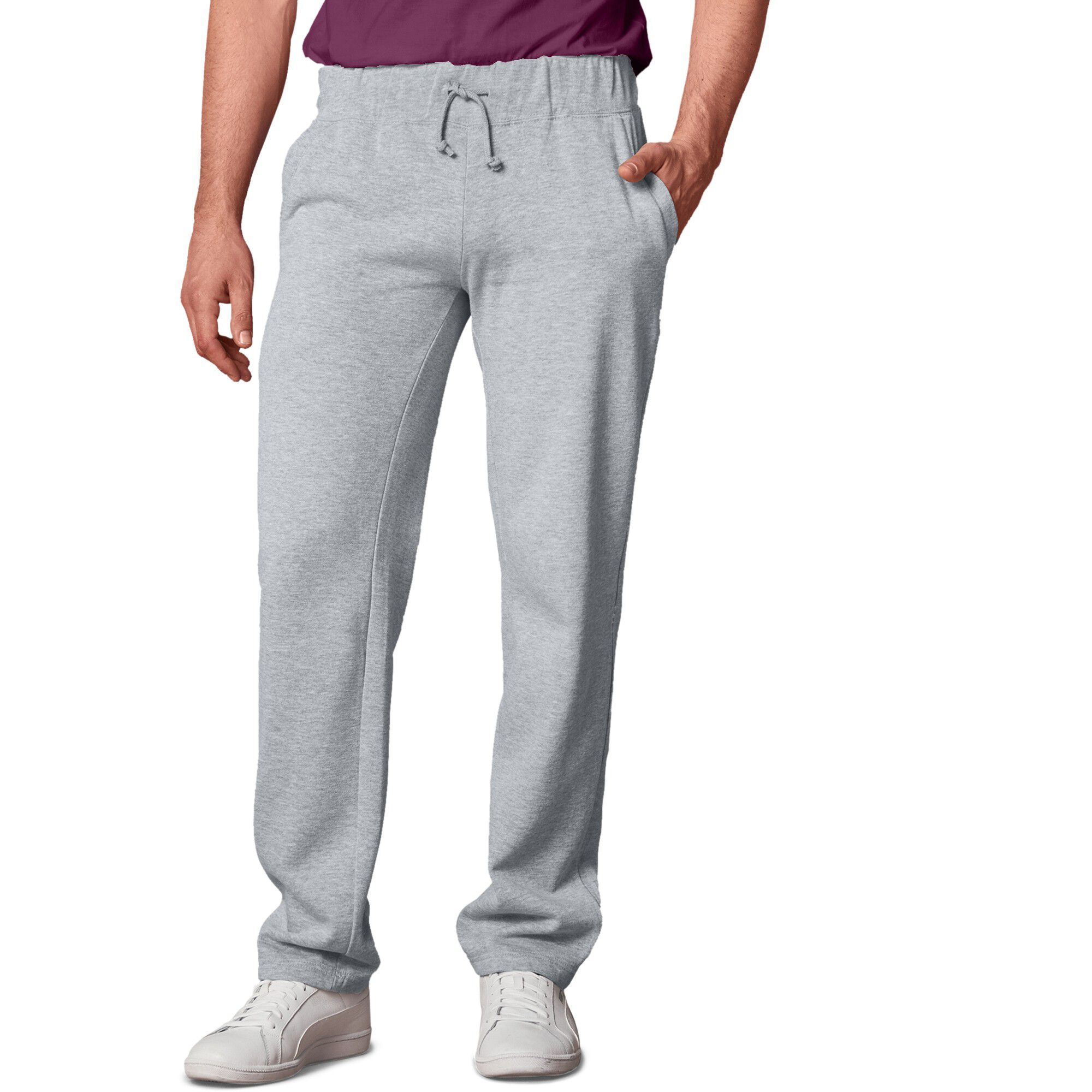 Pantalon jogging molleton bas droits