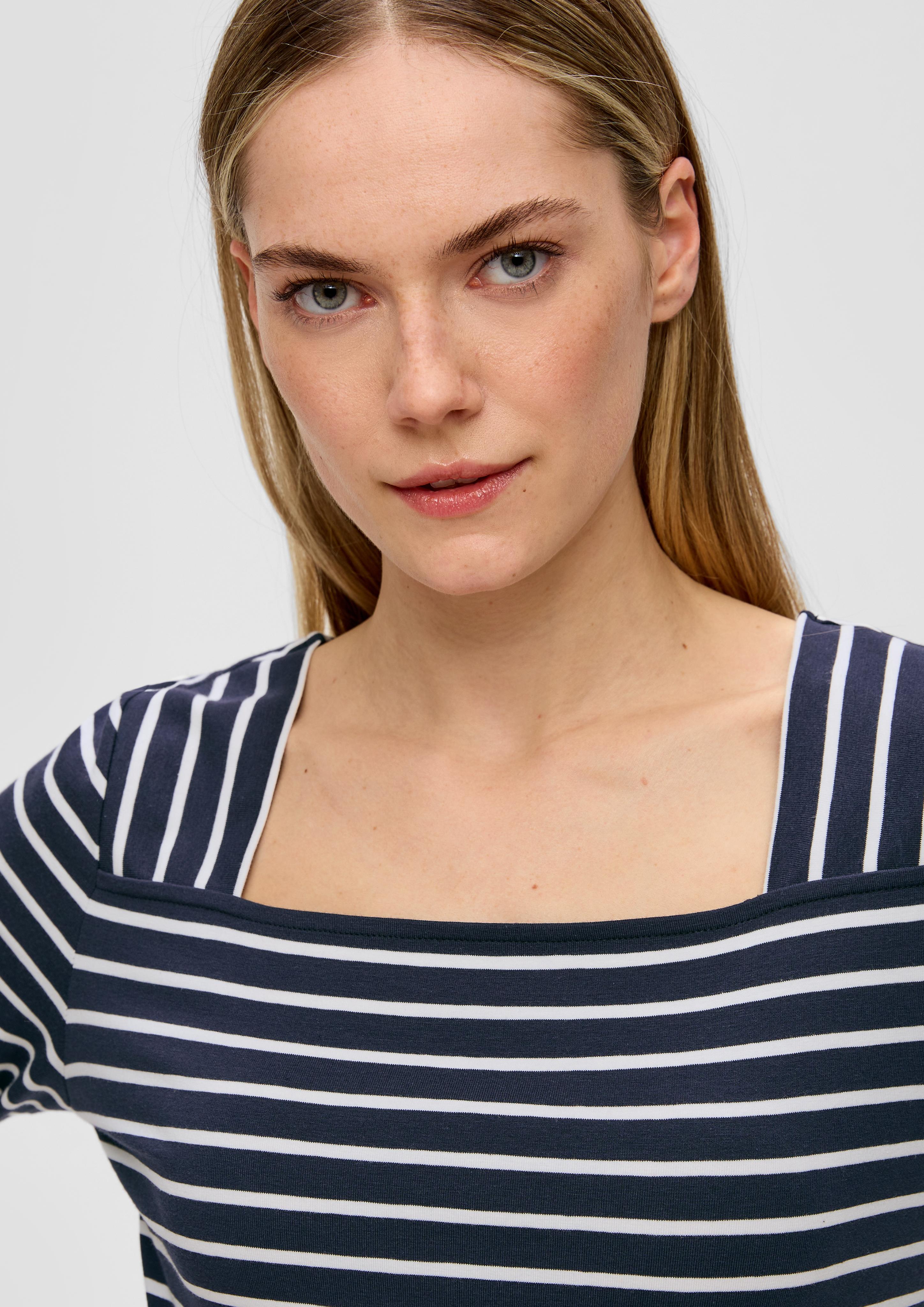 Langarmshirt mit Karreeausschnitt  2141517-59G0