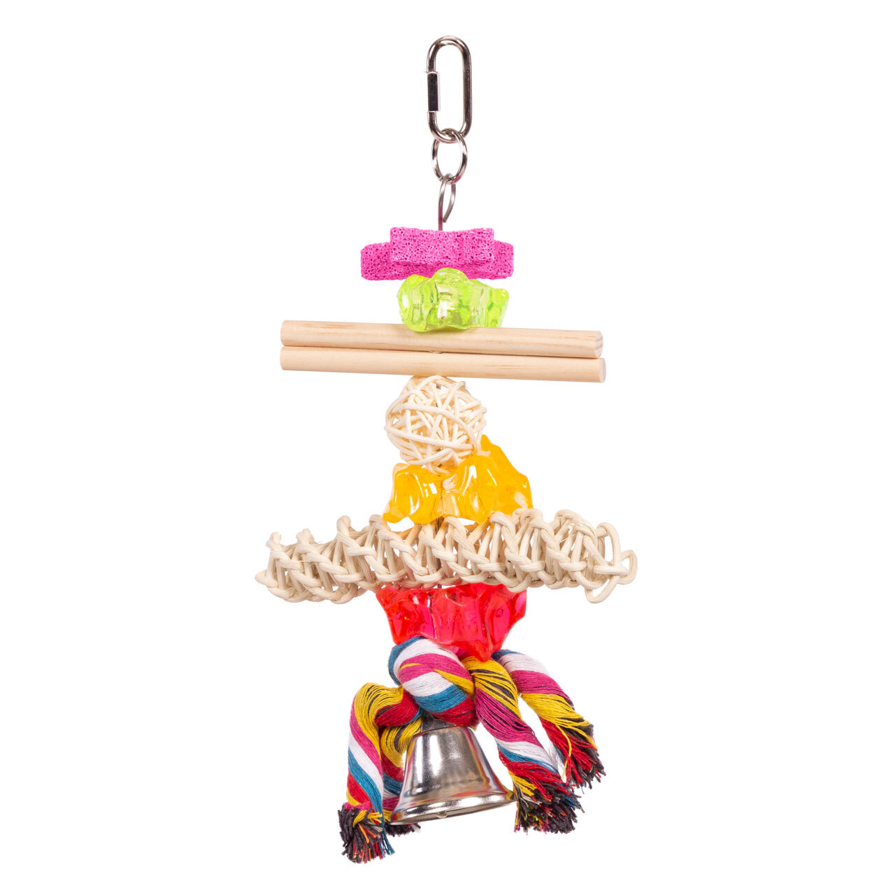 HappyBird Spielzeug HappyBird Papageienspielzeug Bone & Stone Kabob