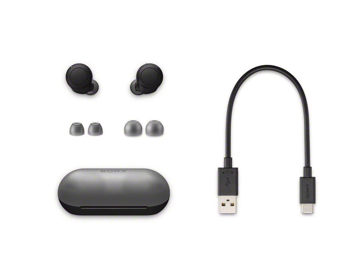 Sony WF-C500 In-Ear-Kopfhörer (LED Ladestandsanzeige, True Wireless, Google Assistant, Siri, A2DP Bluetooth)