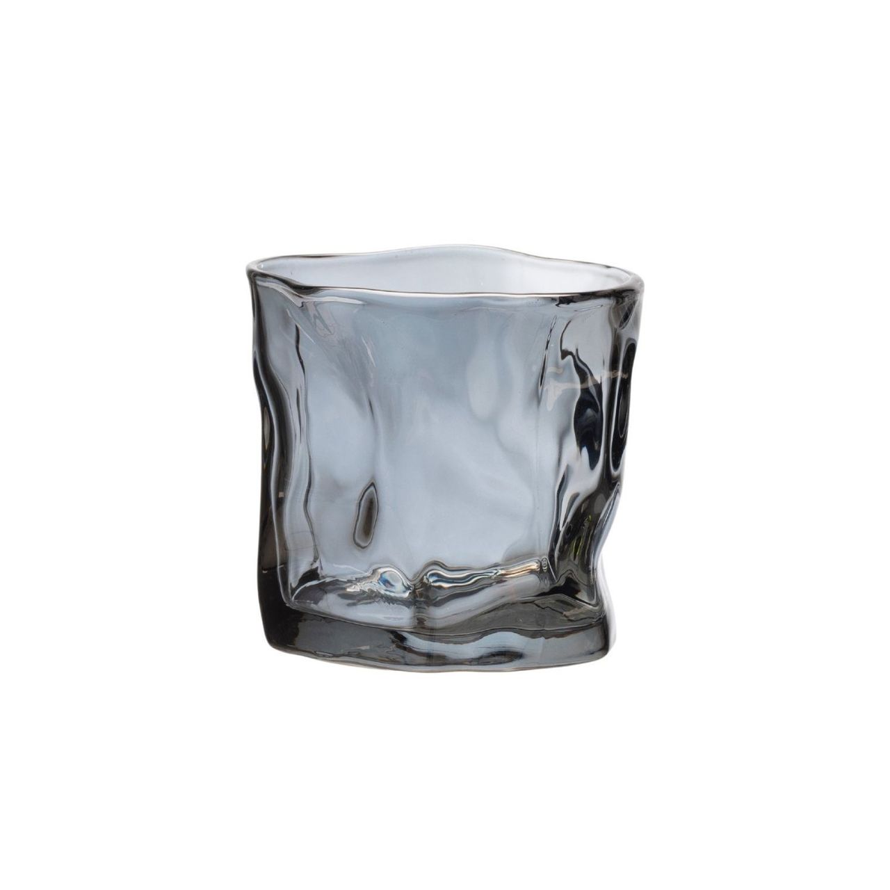 ZOHA Glas 2er Set Diamond Black Glas Trinkgläser Cocktailgläser 200ml, Glas