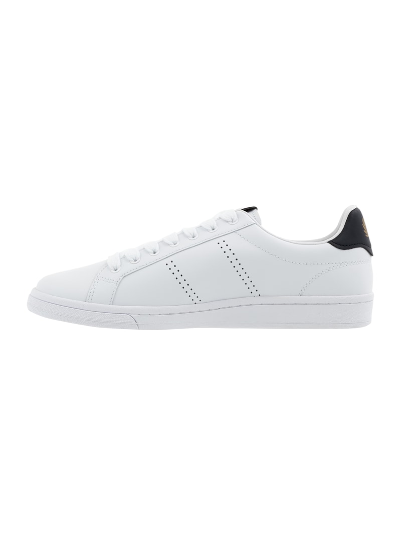 Sneaker aus Leder in weiß