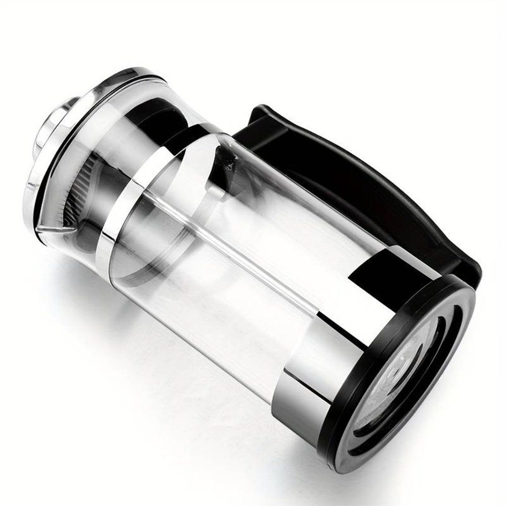 Zimtky French Press Kanne Haushaltsfilter aus Edelstahl für handgebrühte Kaffeekanne, 350ml