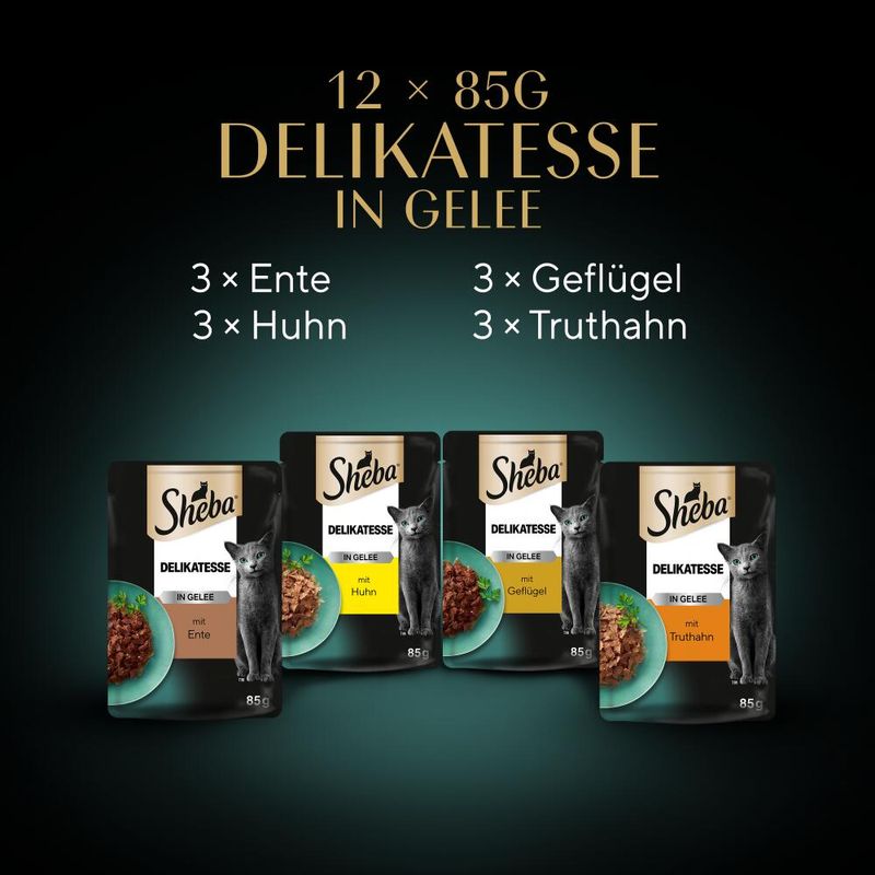 Megapack Sheba Varietäten Frischebeutel 24 x 85 g