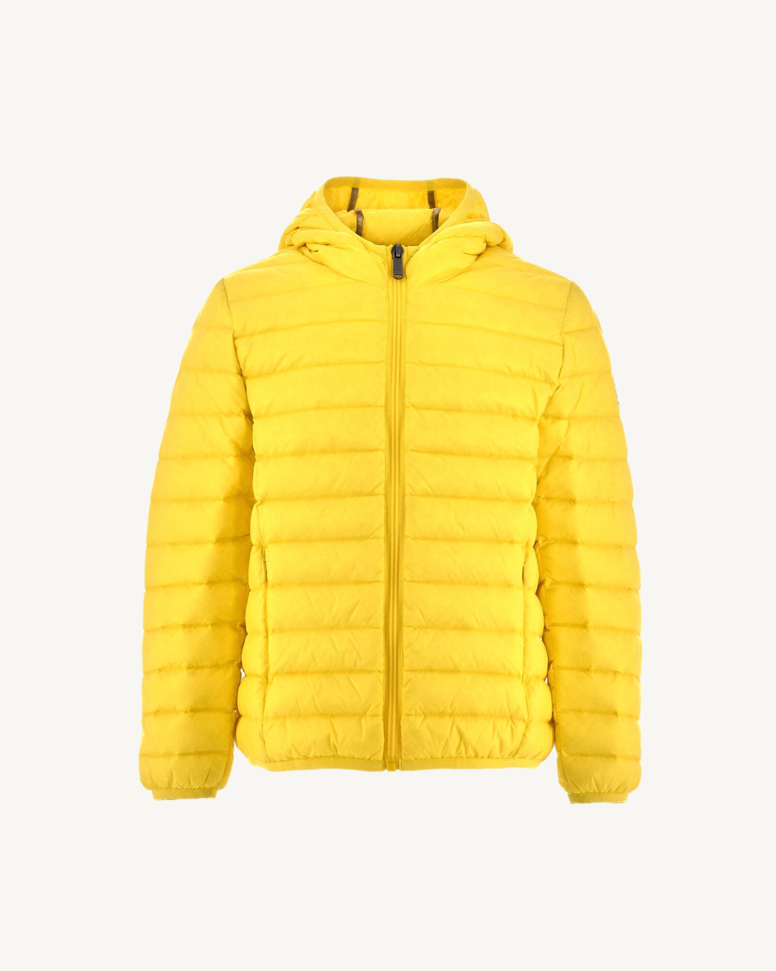 Doudoune légère à capuche enfant Jaune or Hugo