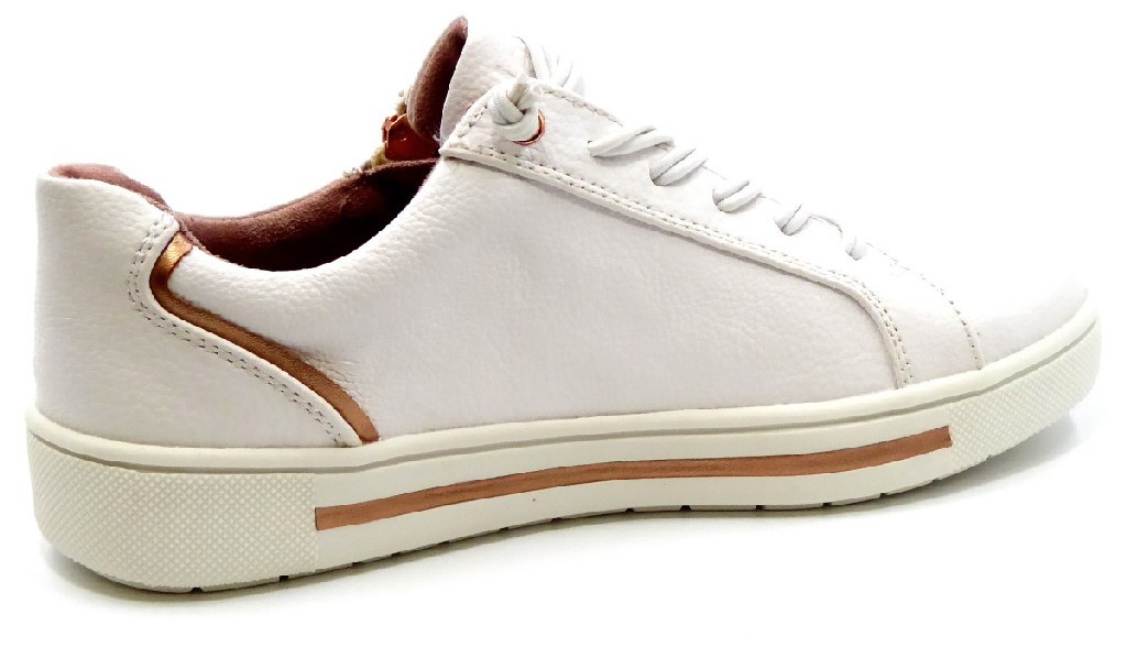 JANA Sportliche Slipper weiss