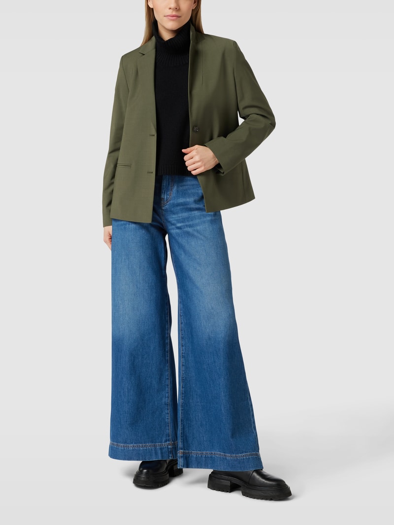 Jeans mit Label-Patch Modell 'VEGA' in jeans