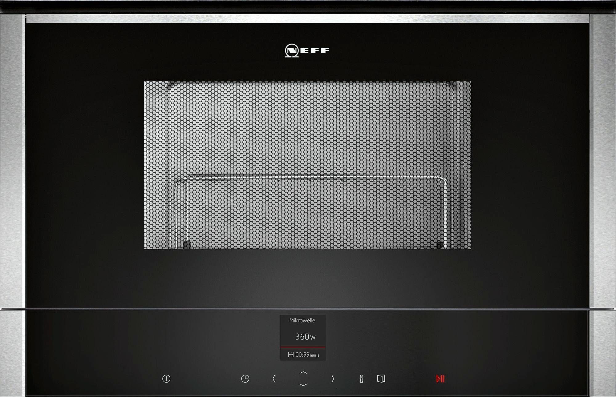 NEFF Einbau-Mikrowelle N 70 C17GR01N0, Grill, Mikrowelle, 21 l