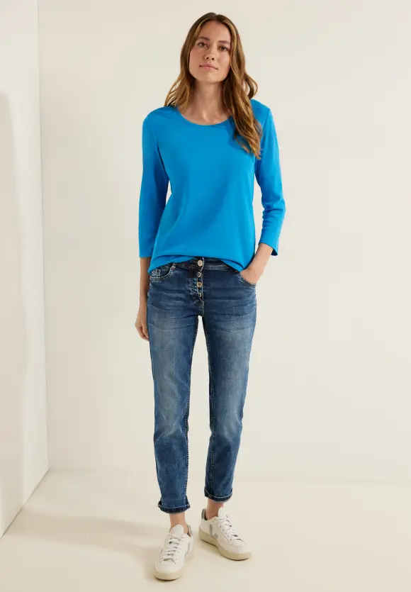 CECIL Basic Shirt mit Rundhals