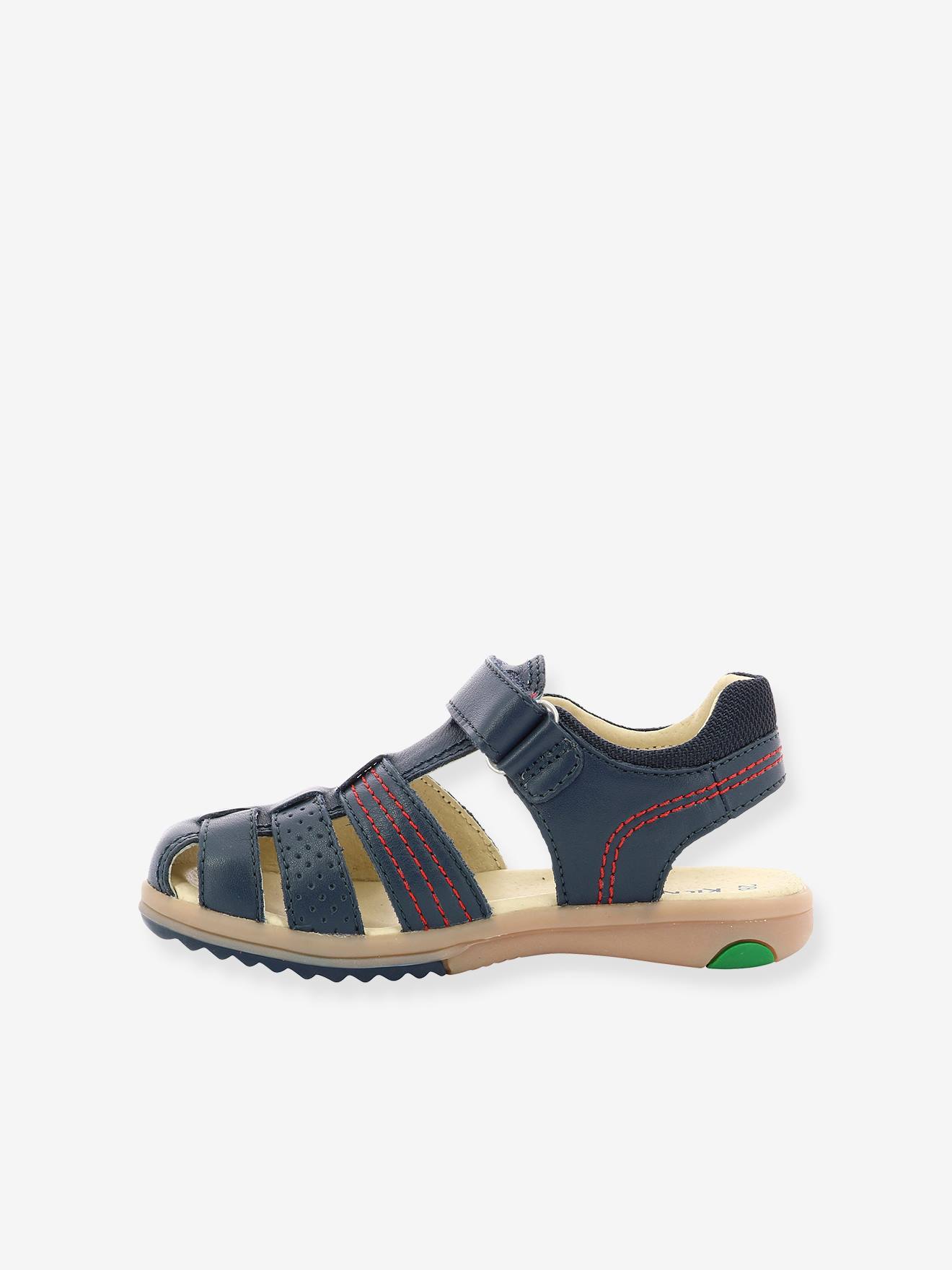 Kickers Jungen Ledersandalen PLATINIUM KICKERS - camelfarben