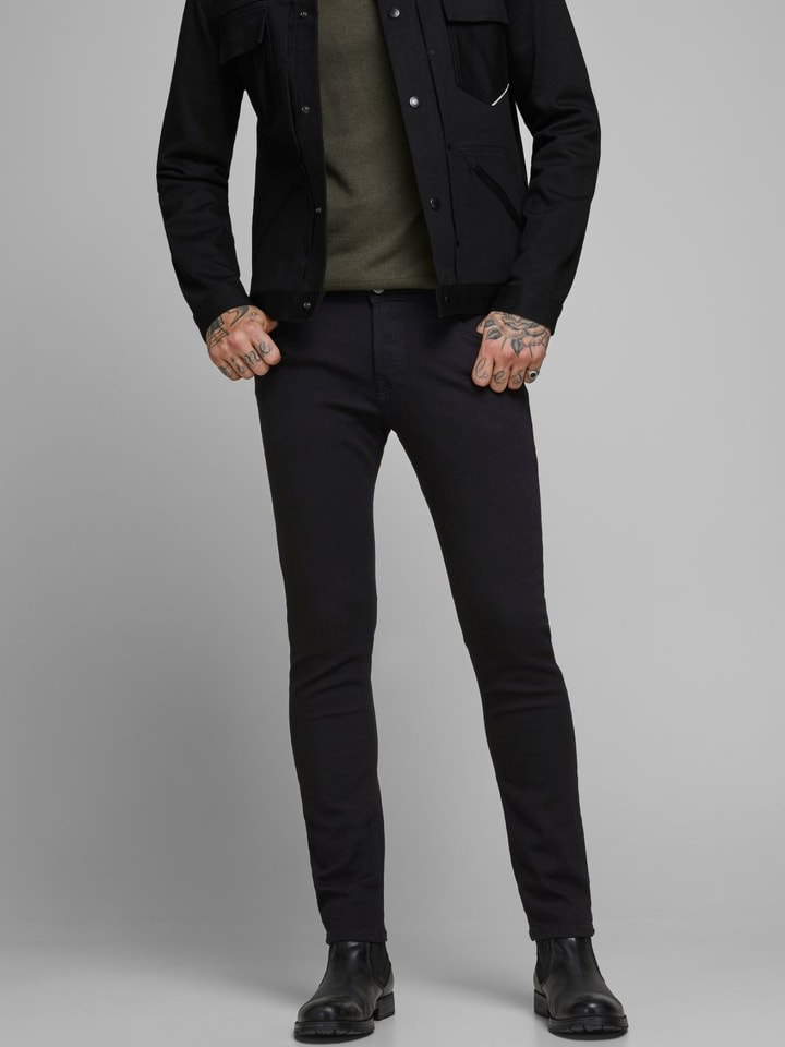 Jack & Jones Jeans GLENN Skinny Tapered JJI GLENN ORIGINAL AM in Schwarz günstig kaufen