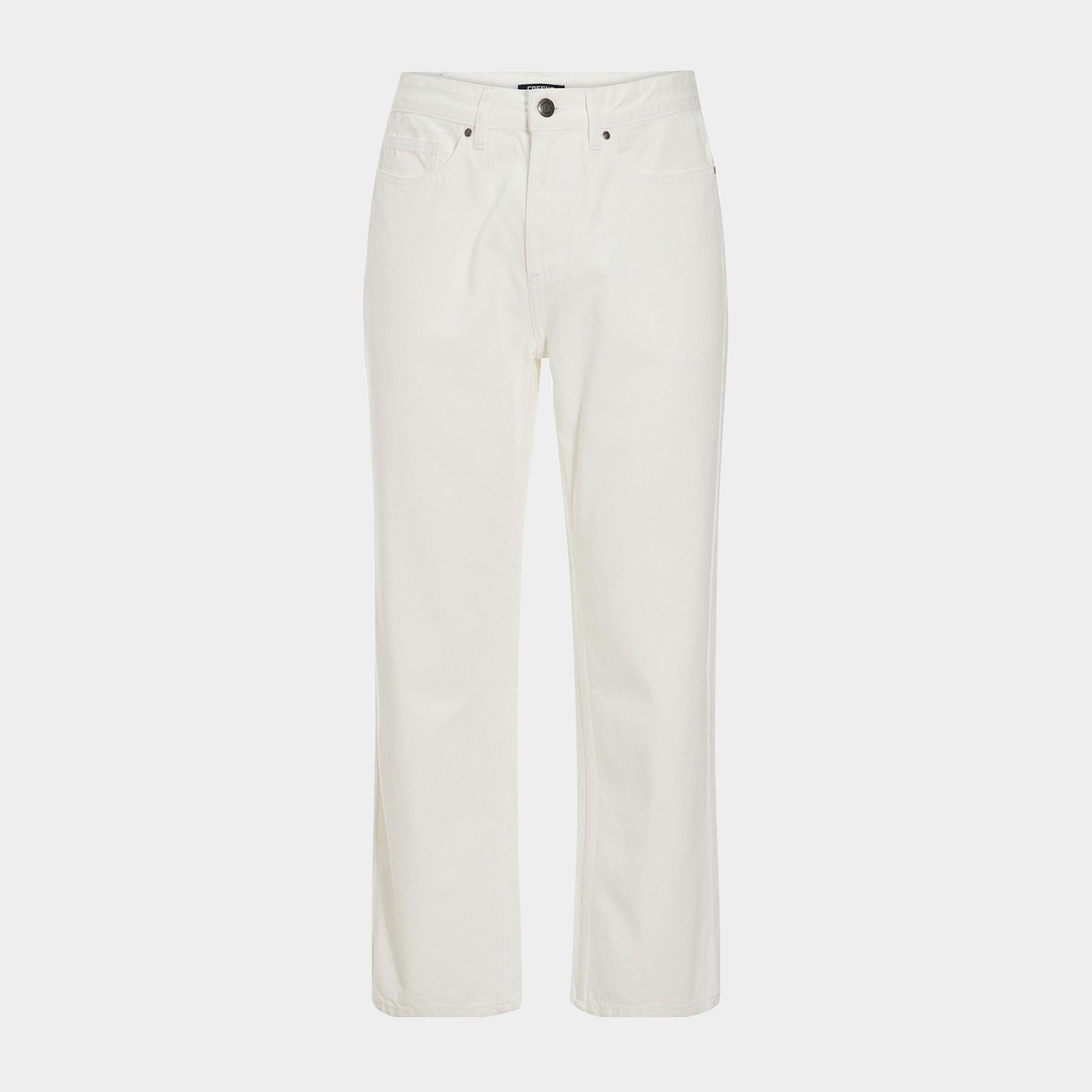 Jeans relaxed Creeks denim blanc garçon | La Halle