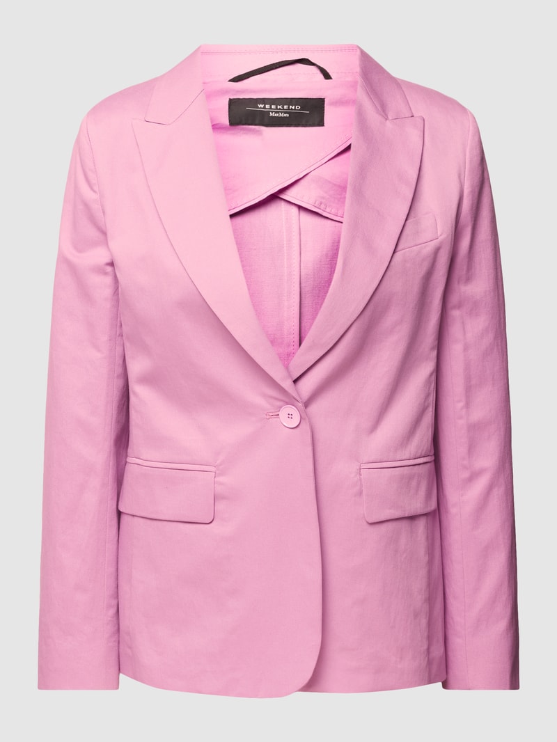 Blazer mit Brustleistentasche in flieder