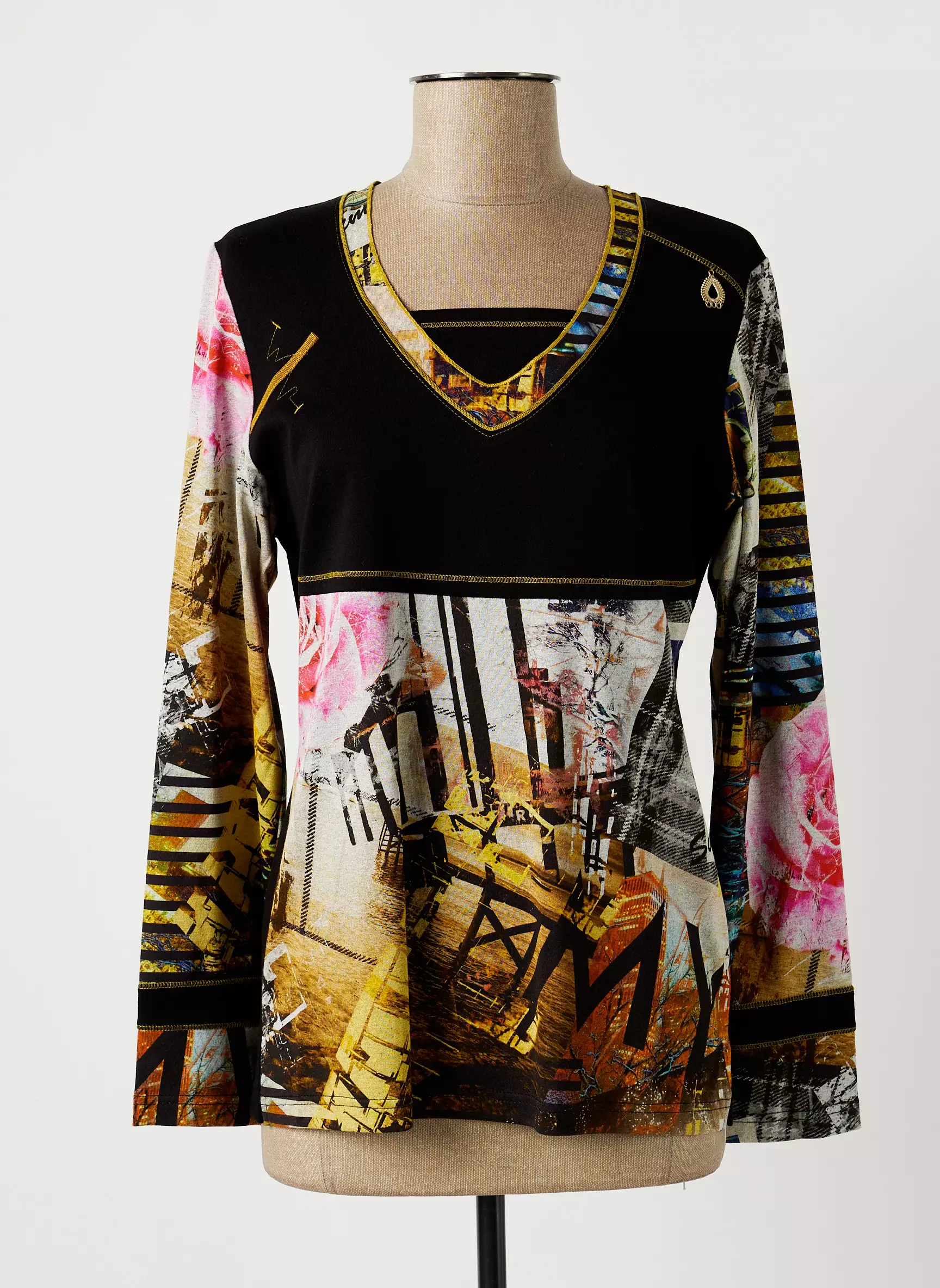 France Rivoire Tshirts Femme couleur noir
