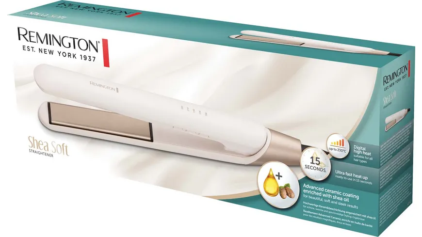 REMINGTON Haarglätter S4740 Shea Soft