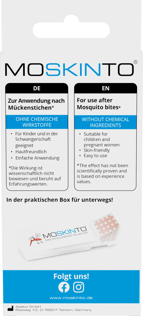 Mückenstichpflaster Soforthilfe, 24 St