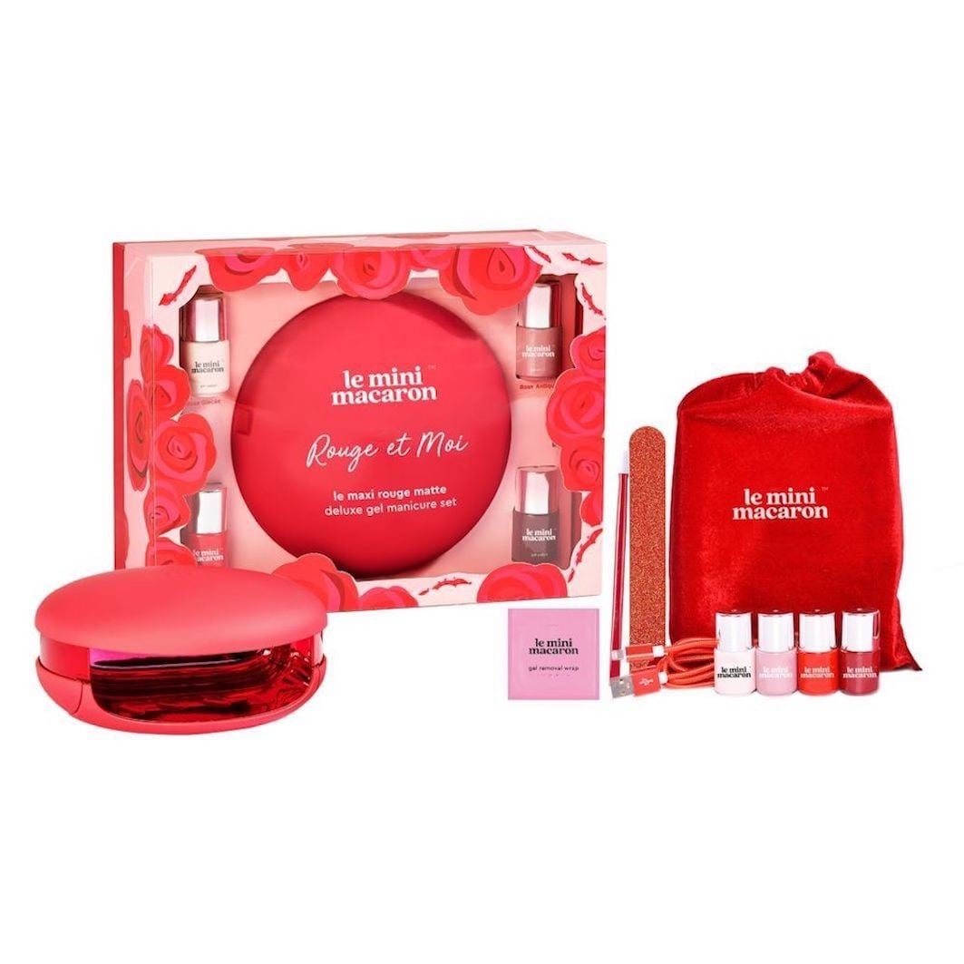 Le Maxi Rouge & Moi Deluxe Gel Manicure Set