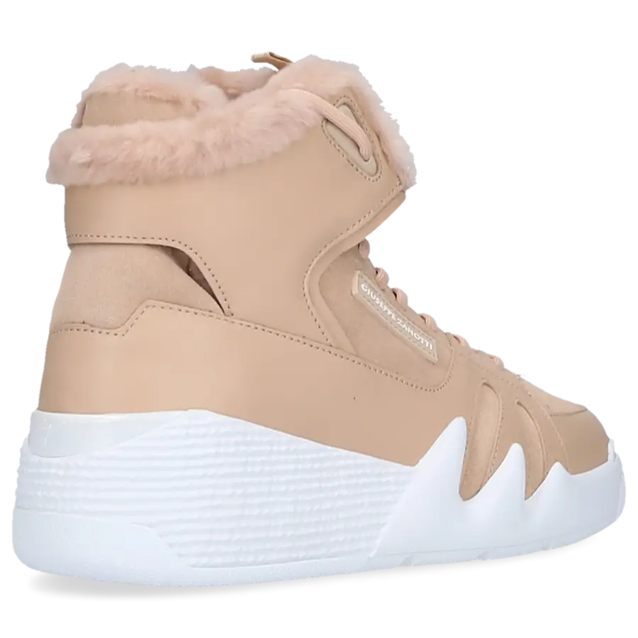 Giuseppe Zanotti - Sneaker high TALON Kalbsleder - beige