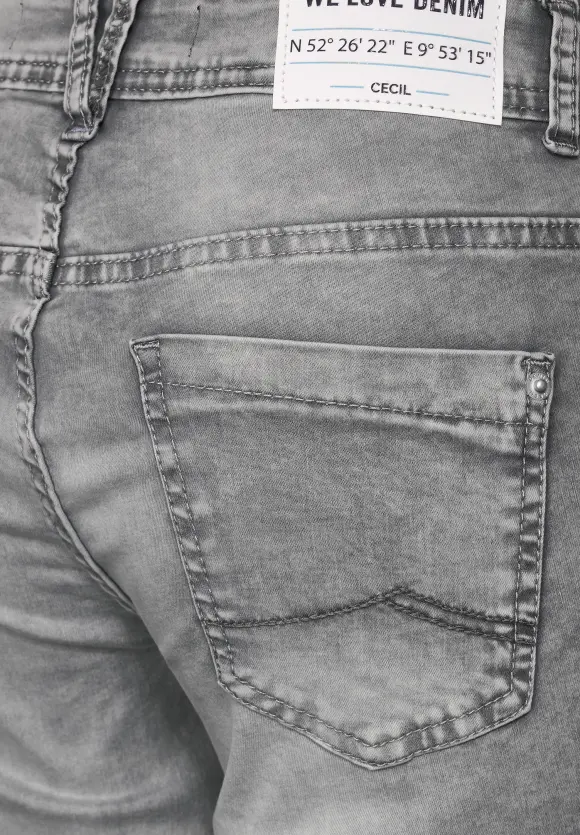 CECIL Loose Fit Jeans in 3/4-Länge