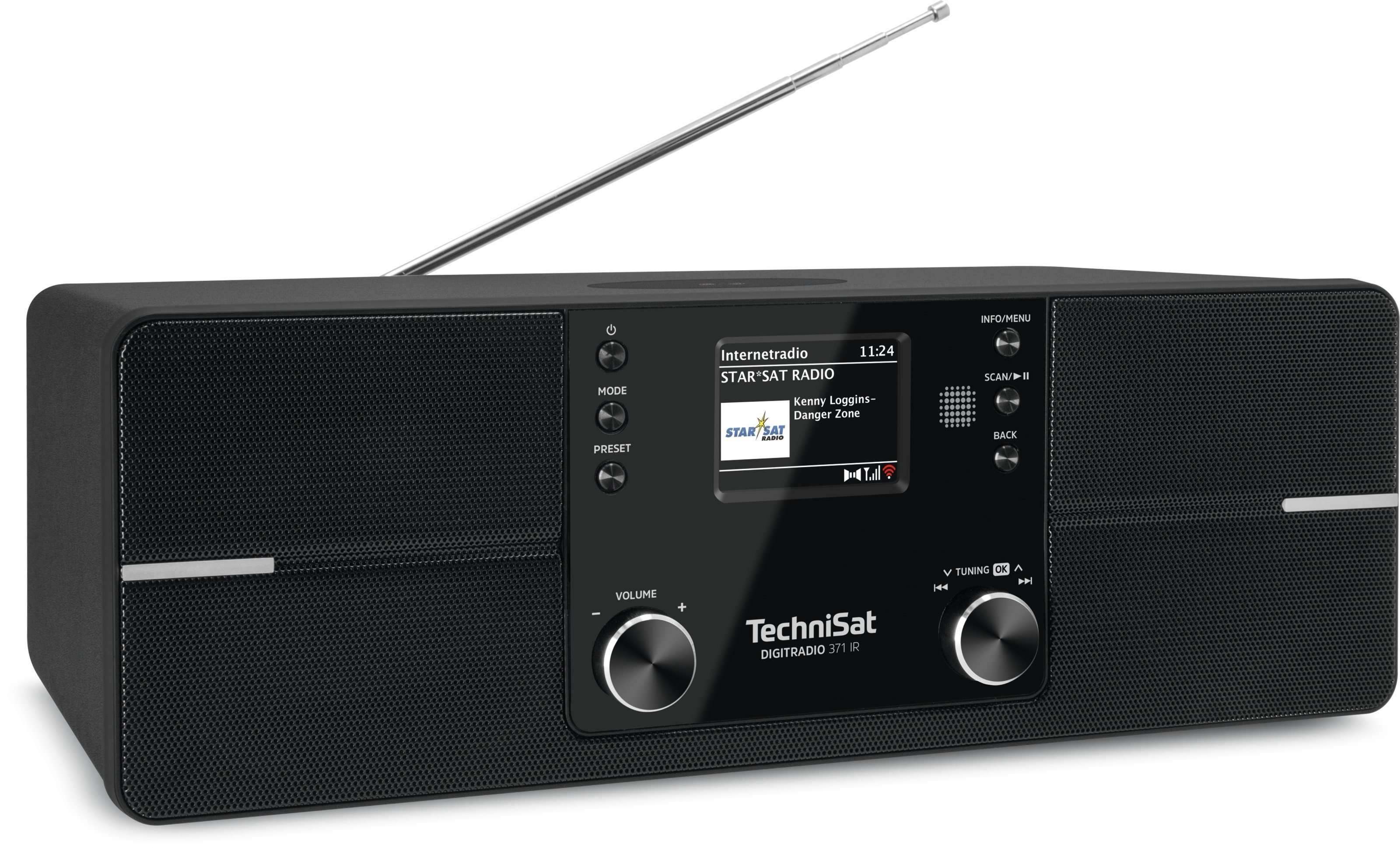 TechniSat DIGITRADIO 371 IR Internet-Radio (Internetradio, Digitalradio (DAB), UKW mit RDS, 10,00 W, Bluetooth-Audiostreaming, mit Fernbedienung)