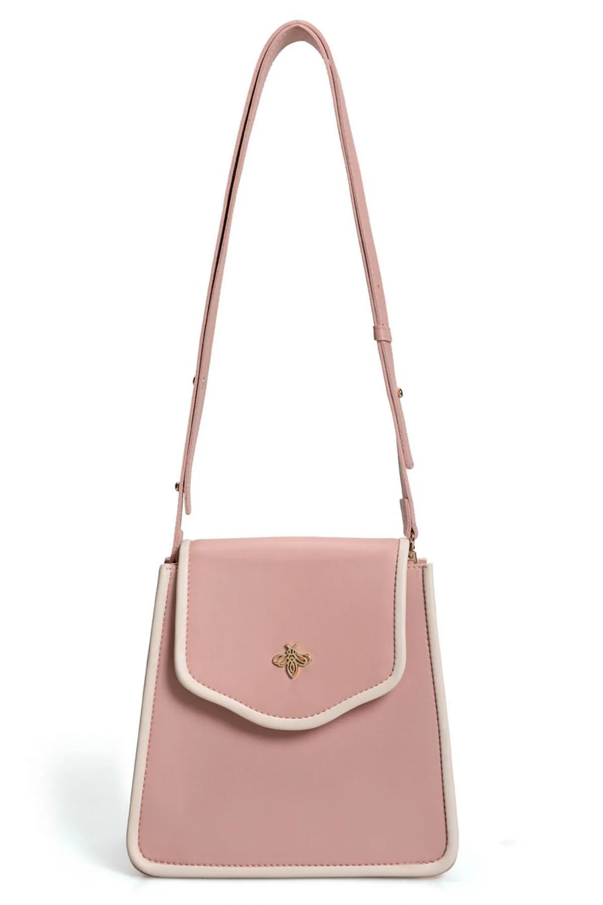 Lucky Bees  Clutch - Rosa - Unifarben