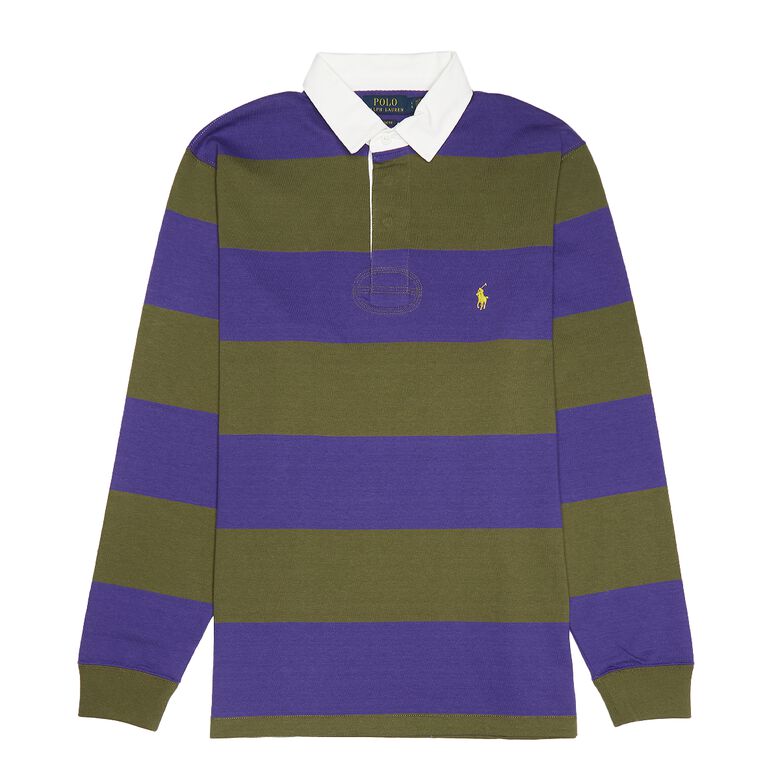 Polo Ralph Lauren Long Sleeve Rugby purple cactus/dark sage